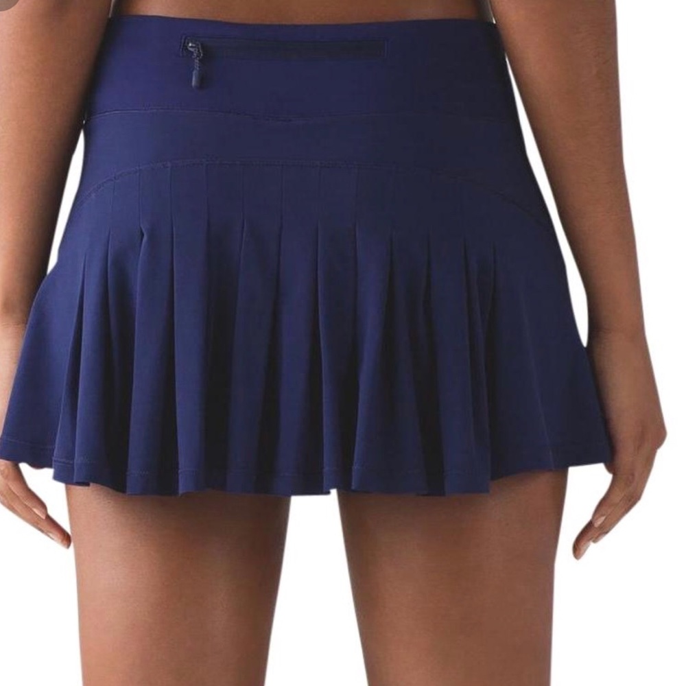 NWT Lululemon Circuit Breaker skirt blue sz 6 Tall